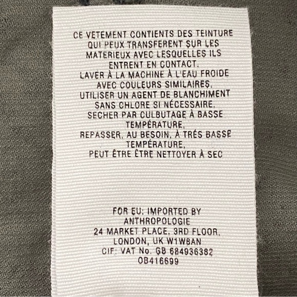 Anthro Pilcro SERIF Damask Print Micro Cords SZ 27 - Picture 9 of 10